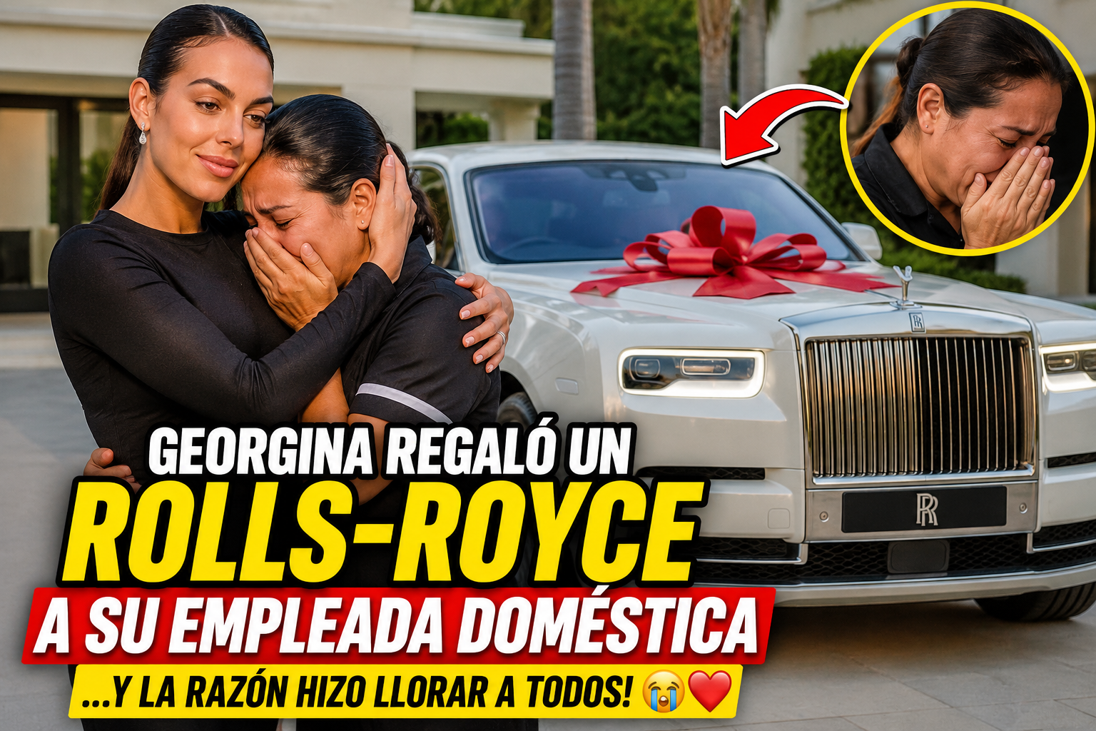 Georgina Rodríguez sorprende al regalar un Rolls-Royce a su empleada doméstica: el emotivo gesto que conmovió a todos