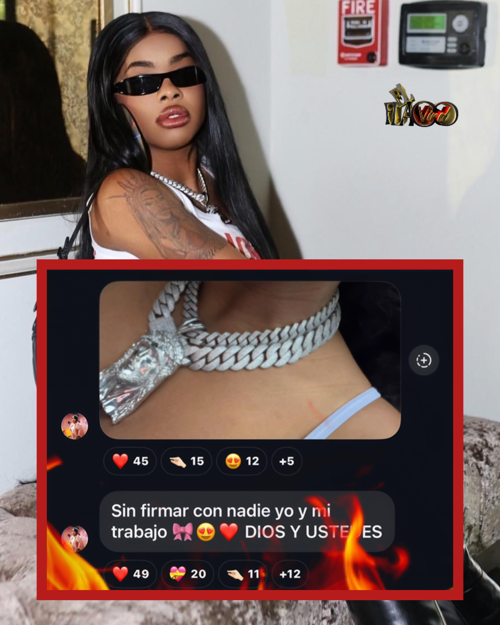 La Más Doll presume ostentosas joyas y reafirma su independencia en el dembow